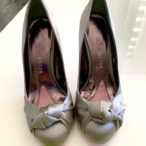 Paris Hilton SPELLED SATIN Court Shoes